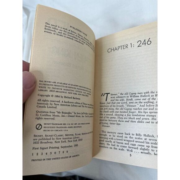 Stephen King Signet 1st Edition 1st Print Different Seasons Thinner Skeleton Cre - Picture 7 of 8